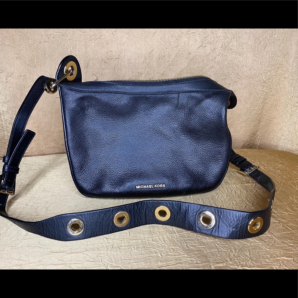 Black leather Michael Kors Purse